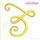 Curly Swirly Calligraphy Flourish Accent Embellishment 8 Machine Embroidery Design - 11 sizes!  Embroitique