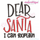 Dear Santa I can Explain Funny Christmas Winter Holiday Outfit Machine Embroidery Design
