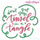 Don't Get your Tinsel in a tangle Christmas Holiday Machine Embroidery Deisgn