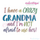 I have a Crazy Grandma and I'm not afraid to use her - funny machine Embroidery Design