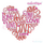 Love Word Heart Jumble Valentine's Day Machine Embroidery Design