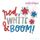 Red White and Boom 4th of July Fill Stitch Machine Embroidery Design