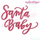 Santa Baby Hand Lettered Christmas Machine Embroidery Design