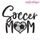 Soccer Mom Script with Fill stitch Heart Soccer Ball - Spirit Wear  Instant  Digital pattern Download Machine embroidery design