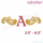 Steele Vintage Accent Flourish Initial Embroidery Monogram Font - Small Embroitique