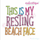 This is my resting Beach Face Funny machine Embroidery Design - Embroitique