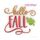 Hello Fall with Leaf   - Autumn Machine Embroidery Design