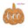 Boo Pumpkin - Halloween Fall Autumn Design - EMBROITIQUE MACHINE EMBROIDERY DESIGN