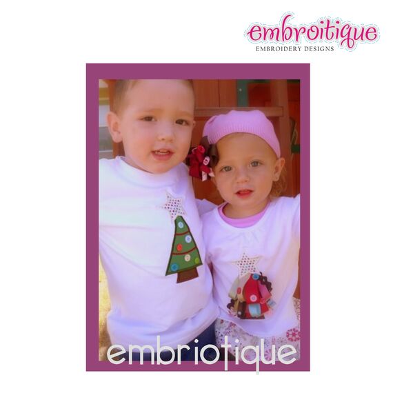 Ribbon Christmas Tree In The Hoop Design, 2 image