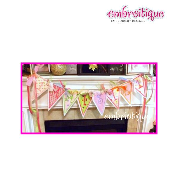 Perfectly Posh Pennant Banner, 2 image