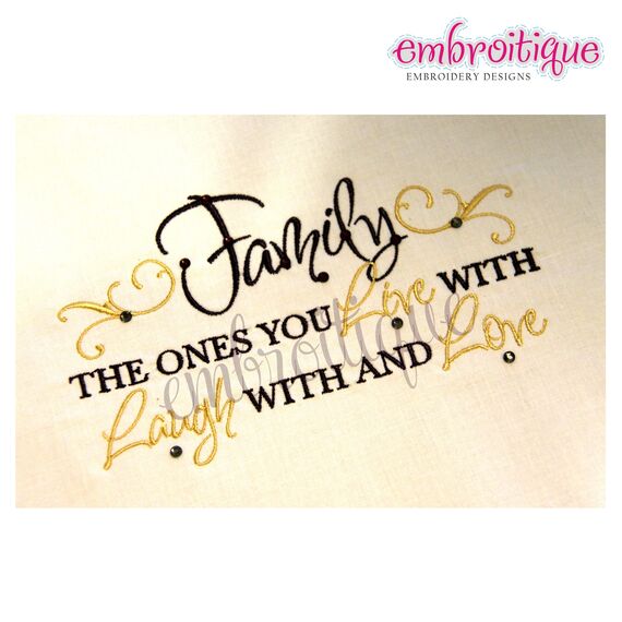 Family Live With Laugh With Love With Home Decor