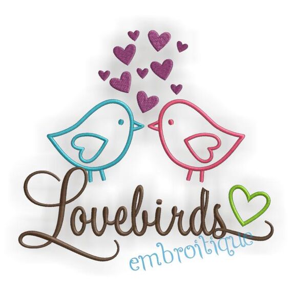 Love Birds Design - Great for Weddings