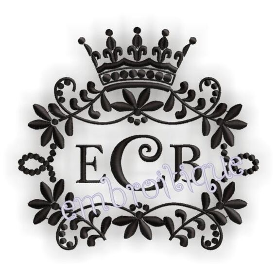 Majestic Font Frame Royal Crown