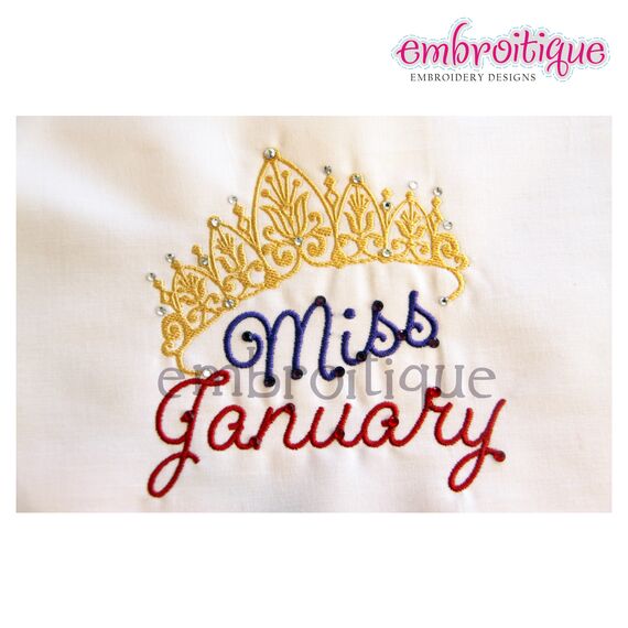 Miss Month Design Collection - 36 files included