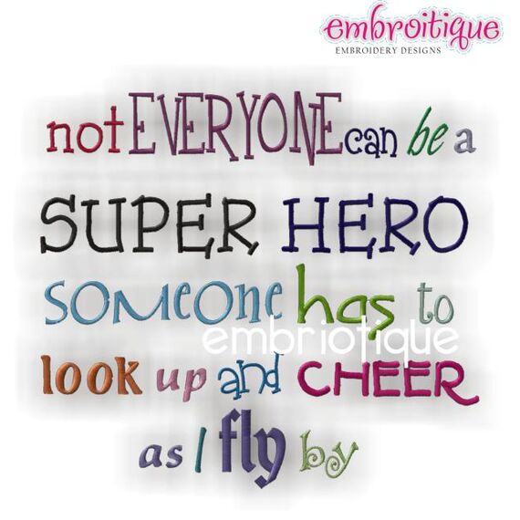 Not Everyone Can Be a Superhero