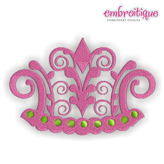 Princess Crown - Perfect for Blankets and Towels