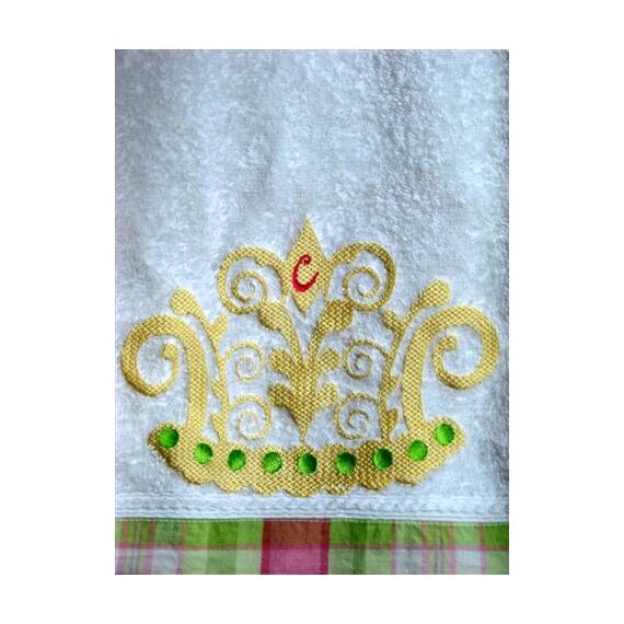 Princess Crown - Perfect for Blankets and Towels, 2 image