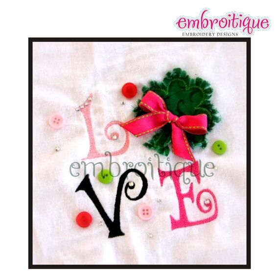 St. Patrick's Day Irish Love Block Raw Applique