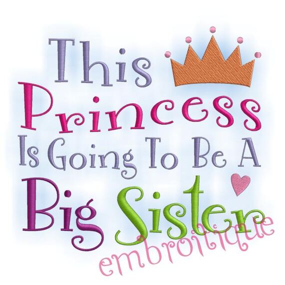 This Princess is Going to be a Big Sister