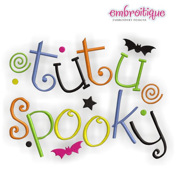 TuTu Spooky Halloween Design