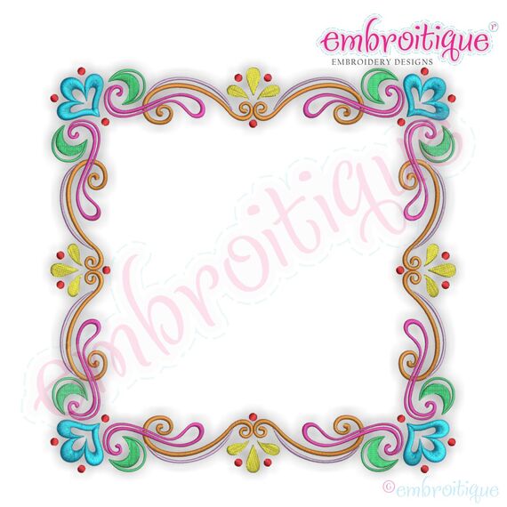 Alexis Monogram Font Frame, 2 image