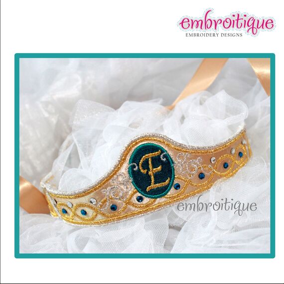 Fairytale Princess Crown - All done in the hoop, 2 image