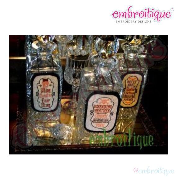 Halloween Potion Bottle Labels Set 2 - Great for Hostess Gifts, 2 image