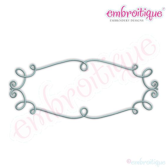 Henderson Monogram Font Frame, 2 image