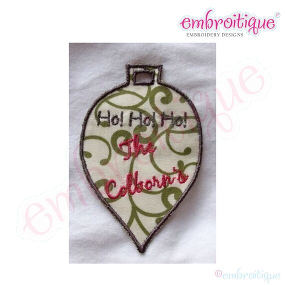 ITH Ho Ho Ho Ornament Christmas Gift Tags, 2 image