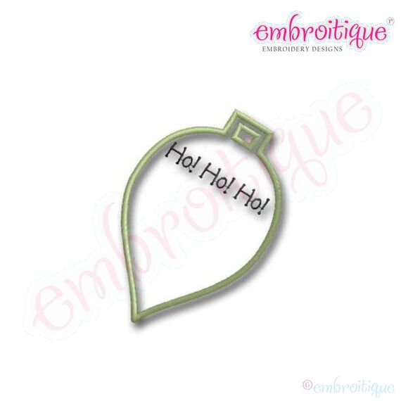 ITH Ho Ho Ho Ornament Christmas Gift Tags, 4 image