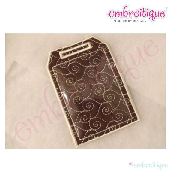 Luggage Tags - Chic Swirl Motif, 2 image