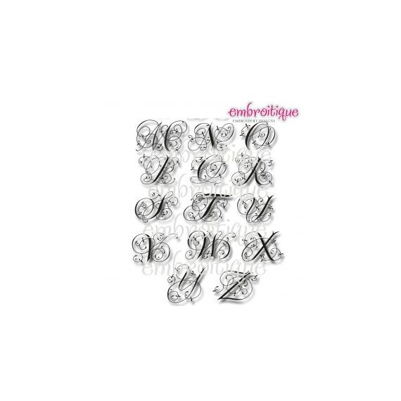 Maisie Monogram Font Set - 2" and 3", 3 image