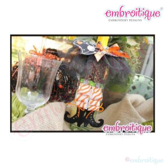 ITH Wine Bottle Spider Web Accent - Halloween - Perfect Hostess Gift, 2 image