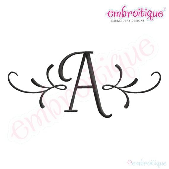 Adams Accented Initials Monogram Set