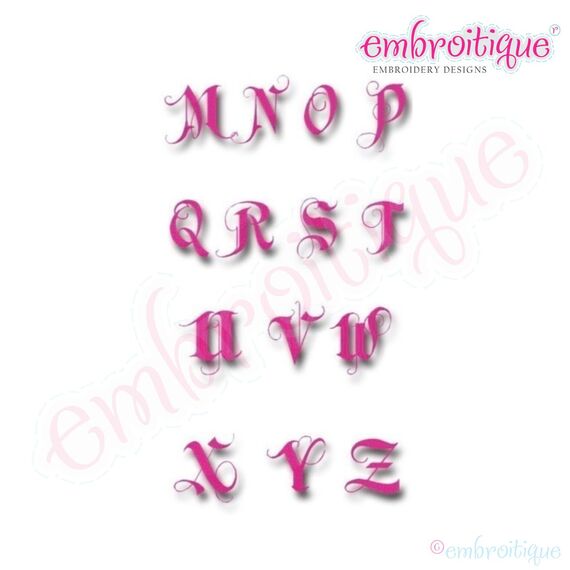 Amelia Monogram Set- BX files included