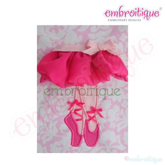 Ballerina Feet Dance Shabby Sweet Design