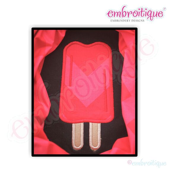 Double Popsicle Summer Applique