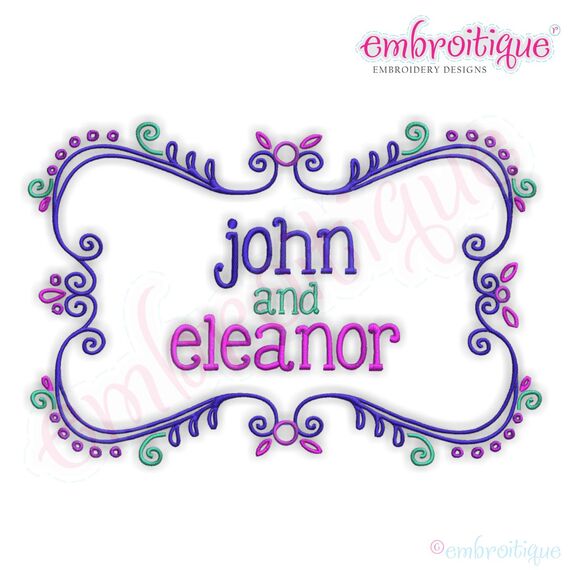 Eleanor Font Frame