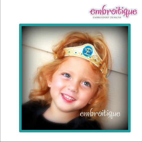 Fairytale Princess Crown - All done in the hoop