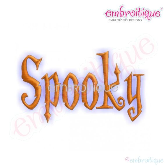 Halloween Spooky Monogram Font Set