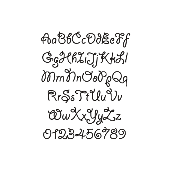 Harper Monogram Font - Great for boys and girls - BX Files Included