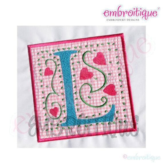 LOVE YOU Applique Block Set