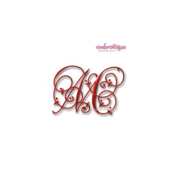 Maisie Monogram Font Set - 2" and 3"
