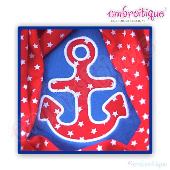 Nautical Anchor Cruise Applique