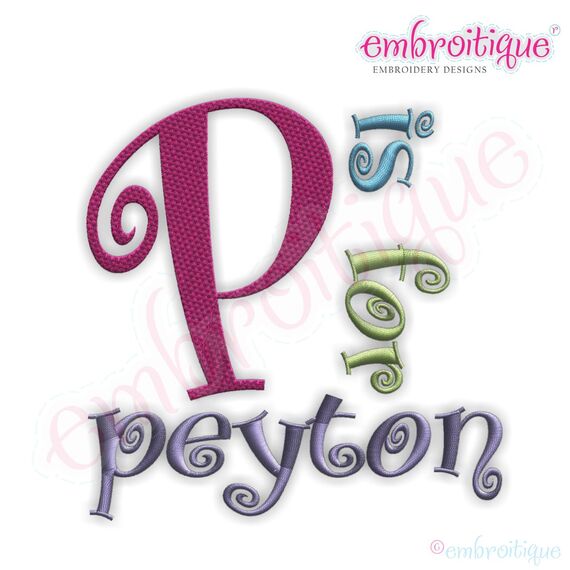 Peyton Monogram Set