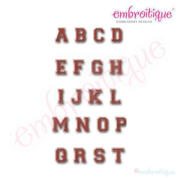 Sporty Letters and Numbers Monogram Set, 2 image