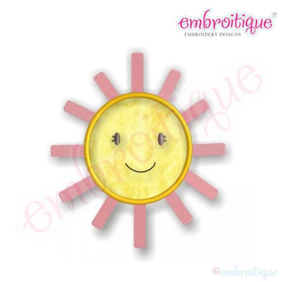 Springtime Birds and Trees - Smiling Sunshine Applique