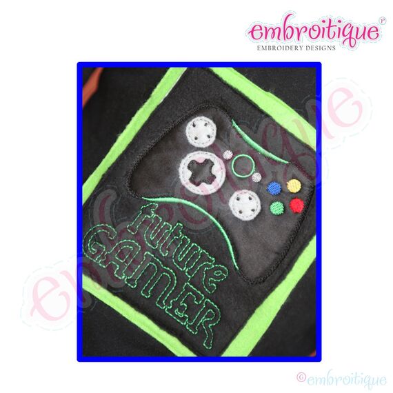 Video Gamer Raw Edge Applique Super Set - Future Gamers too - Awesome set for all ages