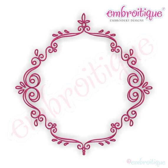 Whimsy Doodles Font Frame 1 - Perfectly Paired with lots of our monograms