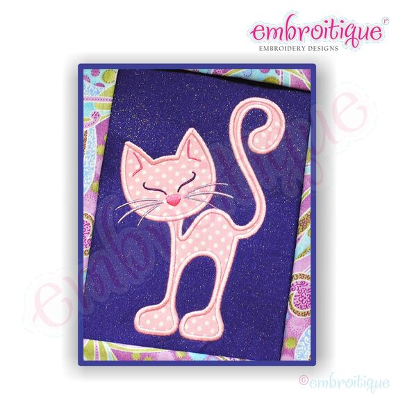 Curly Cat Applique, 2 image